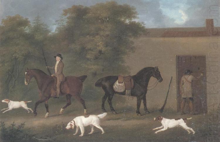 Sportsmen Going out, John Nost Sartorius